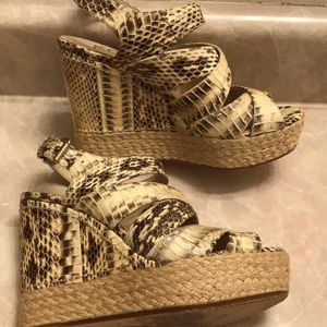 KORS Platform Wedges